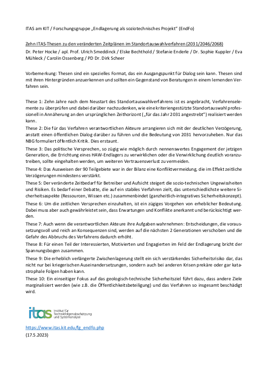 Cover der Publikation